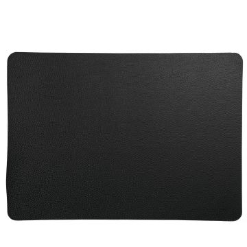 ASA Selection Placemats Placemat 33x46 cm - lederlook zwart ruw