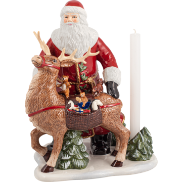 Christmas Toys Memory Kerstman met hert en kaarsenhouder