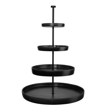 ASA Selection Grande Etagere 4-laags 61 cm - zwart