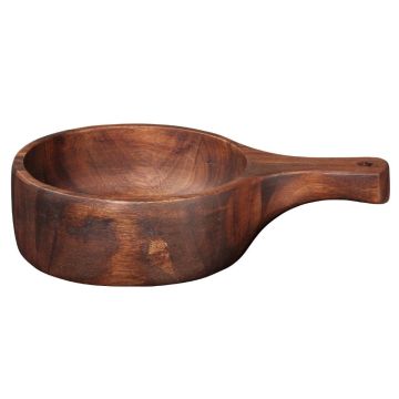 ASA Selection Wood Schaal met handvat 22.5 x 14.5 cm