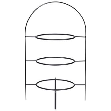ASA Selection Ligne Noire Etagere 3-laags 49 cm - zwart
