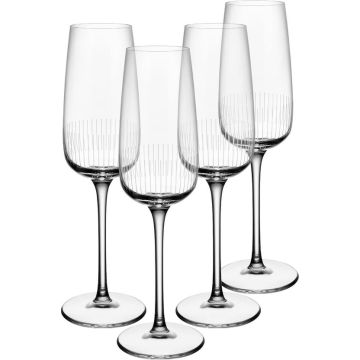 Villeroy & Boch Afina Champagneglas - Set van 4