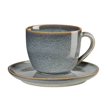 ASA Selection Saisons Cappuccinokop 0.23 ltr en schotel Denim