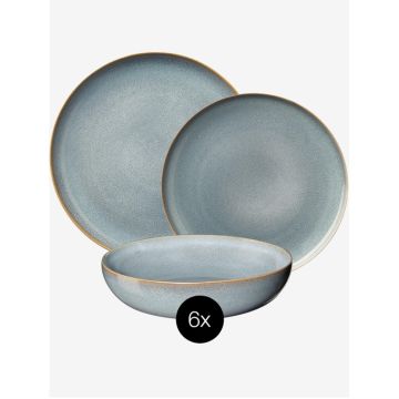 ASA Selection Saisons Denim 18-delige serviesset, 6 personen