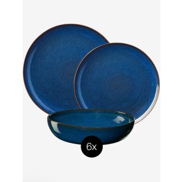 ASA Selection Saisons Midnight Blue 18-delige serviesset, 6 personen