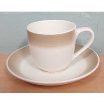 Villeroy & Boch Colourful Life Espressokop 0.10 ltr en schotel Natural Cotton