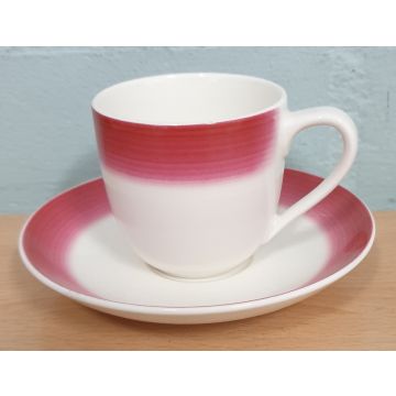 Villeroy & Boch Colourful Life Espressokop 0.10 ltr en schotel Berry Fantasy