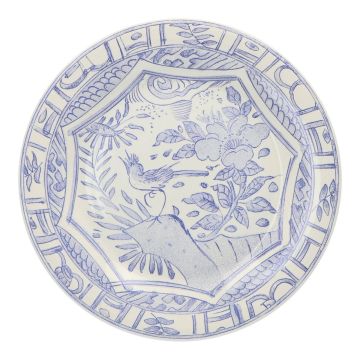 Gien Oiseau Bleu Dinerbord 27,4 cm – set van 4