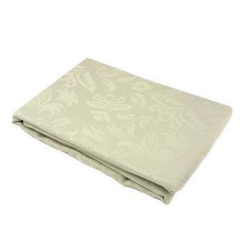 KOOK Tafelkleed 140x240 cm Damast Polyester - Zilver