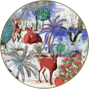 Gien Le Jardin Du Palais Gebaksbord Antilope 17 cm