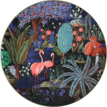 Gien Le Jardin Du Palais Dessert-/Ontbijtbord Flamingo 22 cm