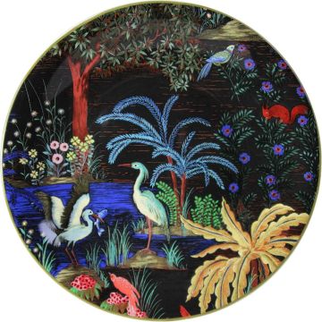 Gien Le Jardin Du Palais Dessert-/Ontbijtbord Reiger 22 cm