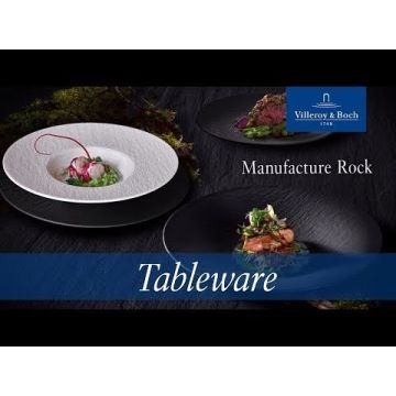 Villeroy & Boch Manufacture Rock blanc Serveerschaal vierkant 32.5x32.5 cm