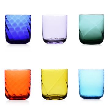 Ichendorf Milano Riga Gekleurde waterglazen - set van 6