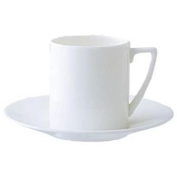 Wedgwood Jasper Conran White espressokop en schotel (in geschenk verpakking)