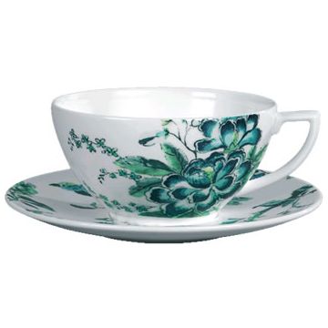Wedgwood Jasper Conran Chinoiserie Theekop en schotel WIT