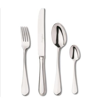 Van Kempen & Begeer Hollands Glad 90-delig Bestekset, 9-persoons