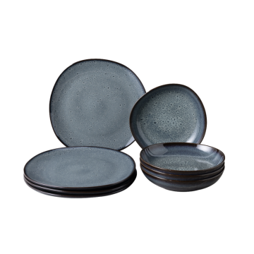 Villeroy & Boch Lave Dinerset 8-delig 4-personen - Gris
