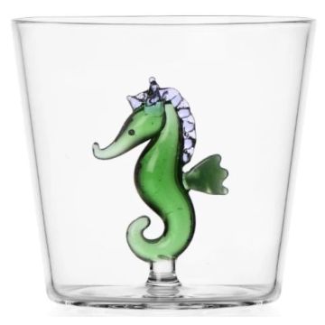 Ichendorf Milano Marine Garden Waterglas Seahorse Green 350 ml