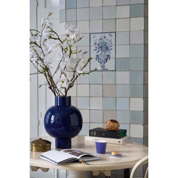 Pip Studio Home Vaas Metaal Large 42 cm - Koningsblauw