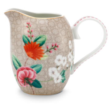 Pip Studio Blushing Birds Melkkannetje 0.25 ltr - khaki