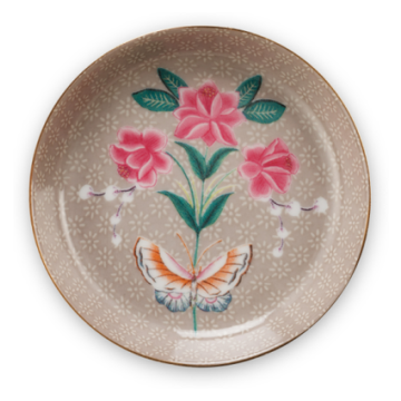 Pip Studio Blushing Birds Theetip 9 cm - khaki