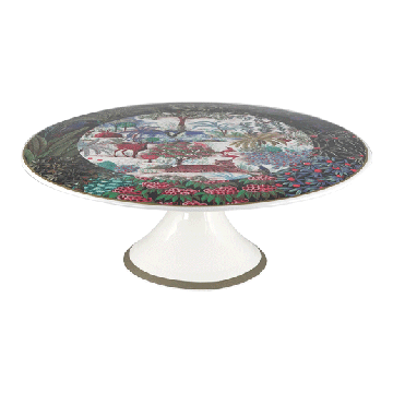 Gien Le Jardin Du Palais Taartplateau op voet