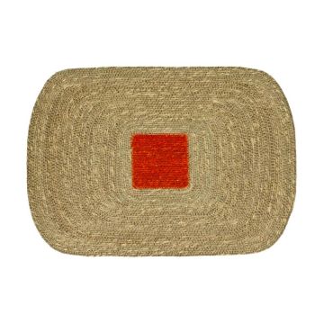 Pomax Quadri Placemat 50 x 35 cm - Safraan