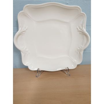 Wedgwood Queens Plain Gebakschaal vierkant 27 cm