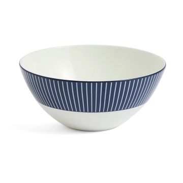 Wedgwood Gio Pinstripe Soup/Cereal bowl Blue 16 cm