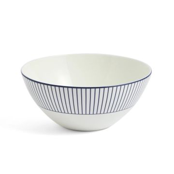 Wedgwood Gio Pinstripe Soup/Cereal bowl White 16 cm