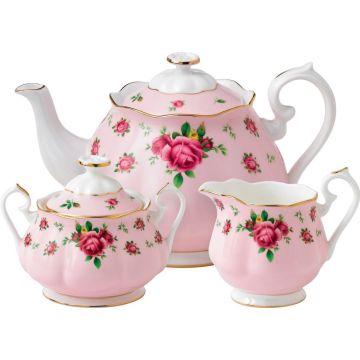 Royal Albert New Country Roses Pink Vintage 3-delige theeset