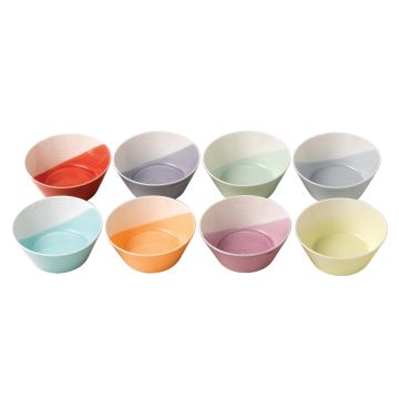 Royal Doulton 1815 Brights Tapasschaaltje rond 11 cm - Set van 8 