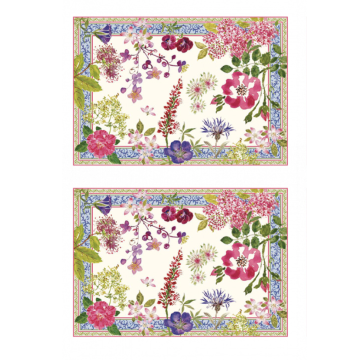 Gien Millefleurs Placemat 36 x 51 cm - set van 2