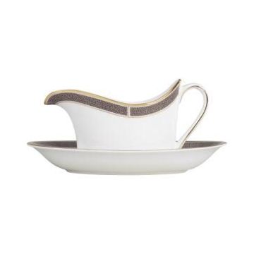 Wedgwood Shagreen Cocoa Sauskomschotel