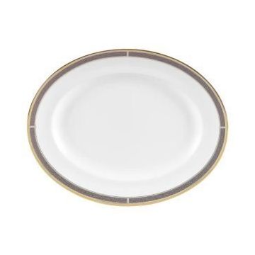 Wedgwood Shagreen Cocoa Serveerschaal 35 cm