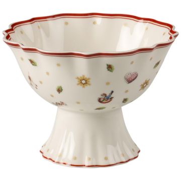 Villeroy & Boch Christmas Toy's Delight Dessertschaaltje op voet 15 cm