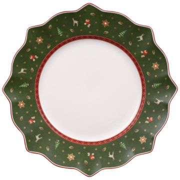 Villeroy & Boch Christmas Toy's Delight Dinerbord 29 cm groen