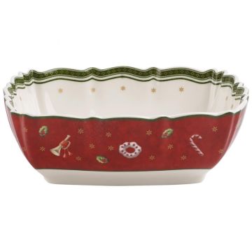 Villeroy & Boch Christmas Toy's Delight Serveerschaal diep, 16 x 16 cm