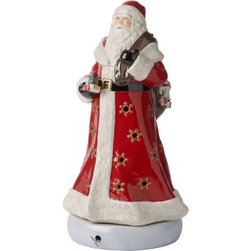 Villeroy & Boch Christmas Christmas Toys Memory Kerstman draaiend met speeldoos - H 34 cm