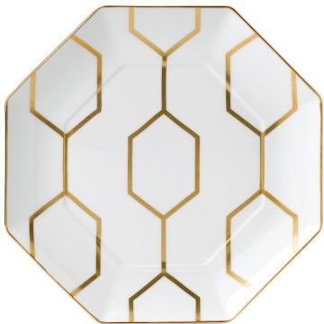 Wedgwood Gio Gold Ontbijtbord Octagonal 23 cm 