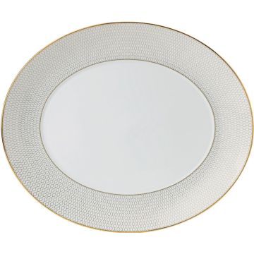 Wedgwood Gio Gold Serveerschaal ovaal 33 cm