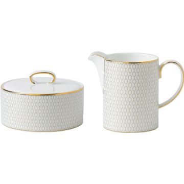 Wedgwood Gio Gold Melk- en suikerset