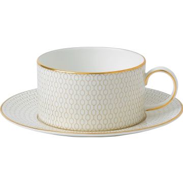 Wedgwood Gio Gold Theekop en schotel 