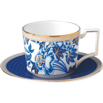 Wedgwood Hibiscus Espressokop 70 ml en schotel
