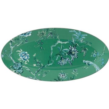Wedgwood Jasper Conran Chinoiserie Serveerschaal ovaal 45 x 24.5 cm GROEN