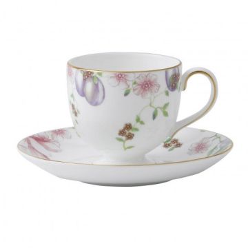 Wedgwood Sweet Plum Espressokop en schotel