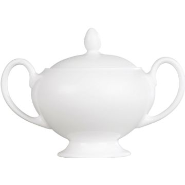 Wedgwood White China Suikerpot Leigh