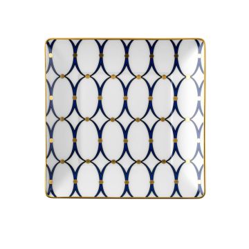 Wedgwood Renaissance Gold Gebaksbord Vierkant 14,5 cm