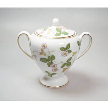 Wedgwood Wild Strawberry Suikerpot Globe ( hoog )